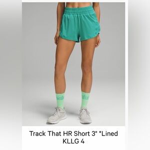 Track That HR Short 3" *Lined Kelly Green size 4